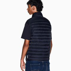 Armani Exchange Men’s Full-Zip Sleeveless Down Vest – Deep Navy