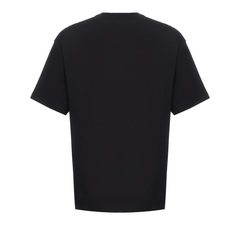 HUGO Difluro Printed Cotton T-Shirt | Black Hugo Boss