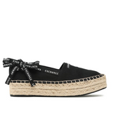 Armani Exchange Women’s Espadrilles – Summer-Ready Logo Flat Soles
