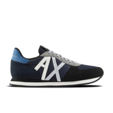 Armani Exchange Men’s Sneakers ECO-SUEDE Black+Navy+Grey