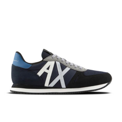 Armani Exchange Men?s Sneakers ECO-SUEDE Black???