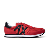 Armani Exchange Men’s Sneakers ECO-SUEDE Red+Black