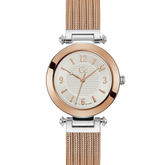 Gc Round Analog Silver Dial Ladies Watch