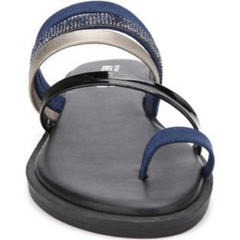 Kenneth Cole Women Sandal-Spring Toe Loop Jewel Navy