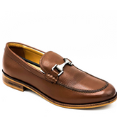 Kenneth Cole Men Shoes-LOAFER Elon Bit Brown