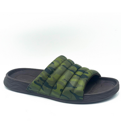 Kenneth Cole Men Shoes-NOVA QUILTED SLIDE OLIVE CAMO