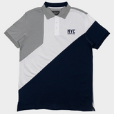 Kenneth Cole Polo Shirt-Grey Black Kenneth Cole