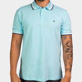 Kenneth Cole Polo Shirt-WATER BLUE Kenneth Cole
