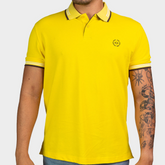 Kenneth Cole Polo Shirt-YELLOW