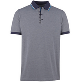 Kenneth Cole Polo Shirt-Navy Blue