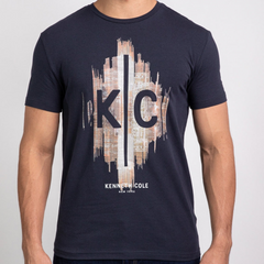 Kenneth Cole T-Shirt NAVY BLUE Kenneth Cole