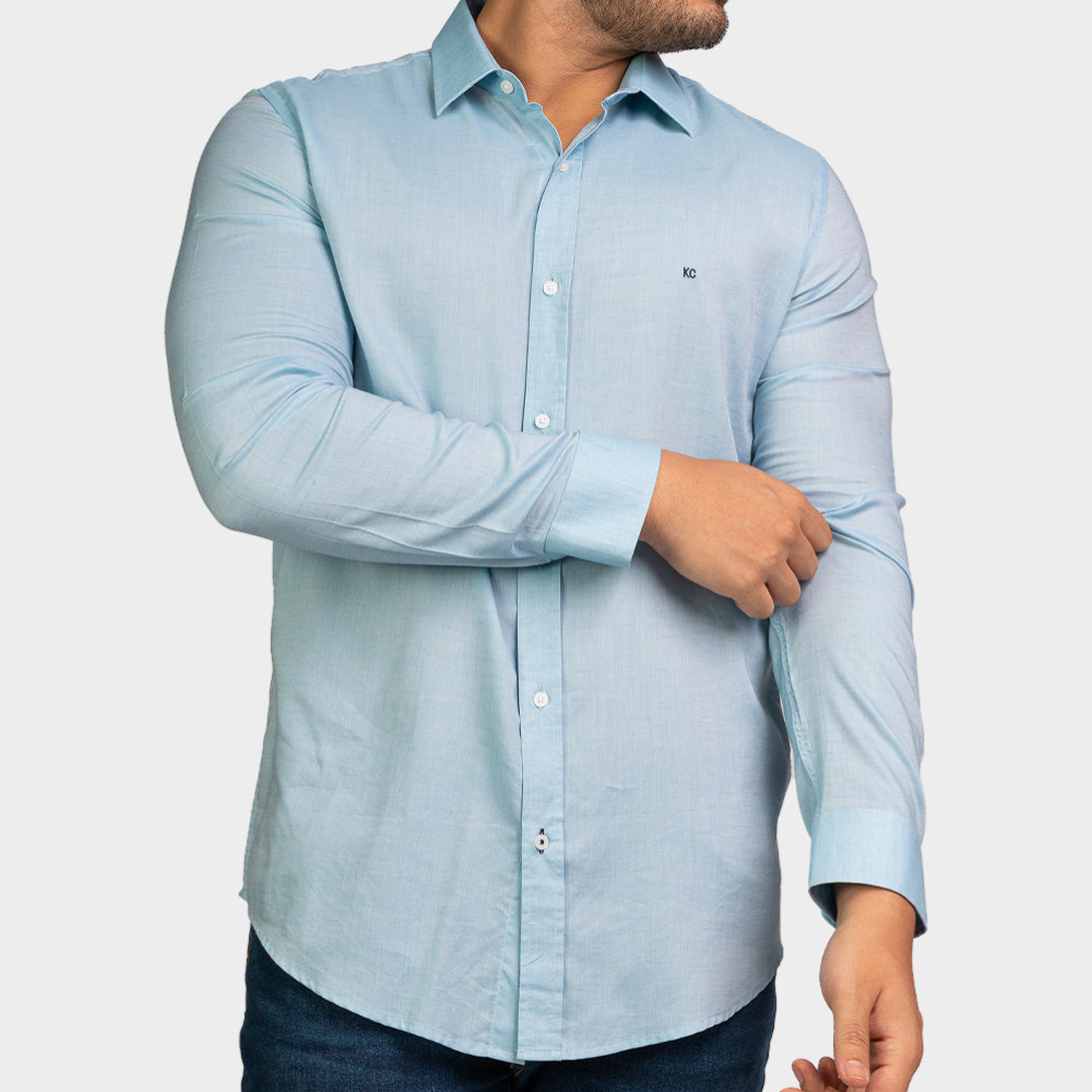 Kenneth Cole Men Shirt-SKY BLUE Kenneth Cole