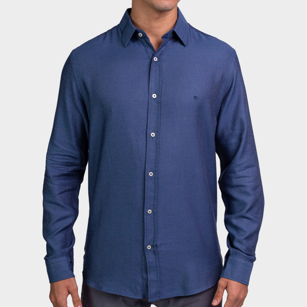 Kenneth Cole Men Shirt-BLUE Kenneth Cole