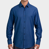 Kenneth Cole Men Shirt-INDIGO BLUE Kenneth Cole
