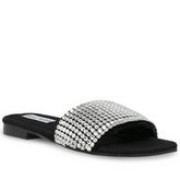Steve Madden Women-SIGHTLY BLACK Sandal