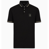 ARMANI EXCHANGE Icon Jersey Polo T-Shirt Black ARMANI EXCHANGE
