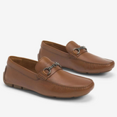 Kenneth Cole Men Shoes-LOAFER THEME BIT DRIVER COGNAC