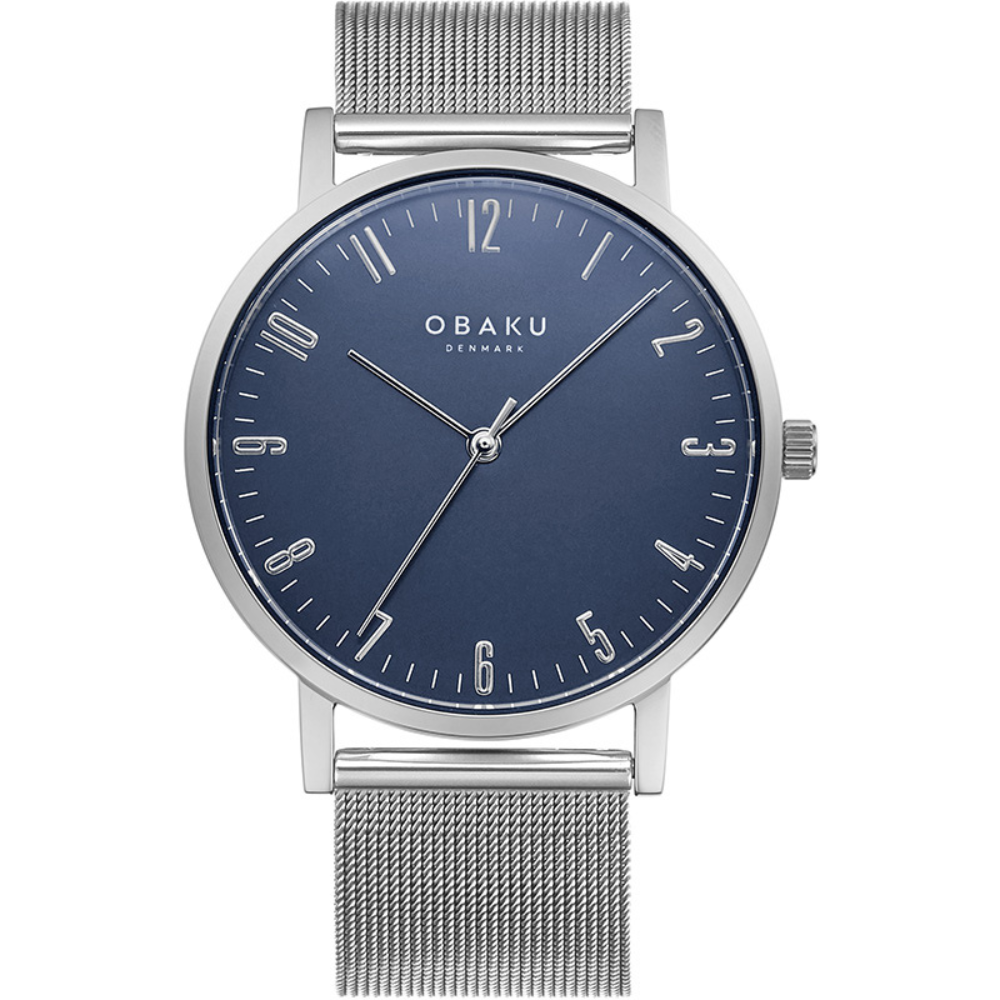 Obaku Brink Cyan Men's Watch V248GXCLMC Obaku