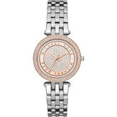 Michael Kors Women's Mini Darci Silver-Tone Watch MK3446