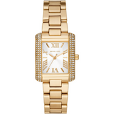 Michael Kors Emery Rectangular Stainless Steel Women's Watch 4640