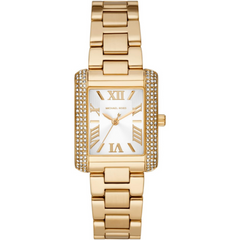 Michael Kors Emery Rectangular Stainless Steel Women's Watch 4640