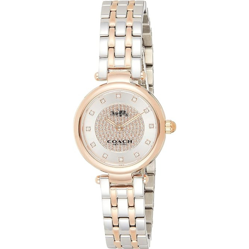 Coach Womens Quartz Wrist Watch, Rose Gold Stainless Steel - 14503642 Coach
