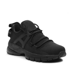 Armani Exchange Men’s Sneakers All-Black Minimalist Style