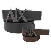 Armani Exchange Men's Belt 951017 cc505 54120 black reversible in leather ARMANI EXCHANGE