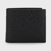 Armani Exchange Logo Patterned Wallet Men's WALLET 958097 CC838 00020 ARMANI EXCHANGE