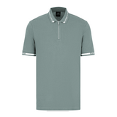 Armani exchange zipped polo shirt