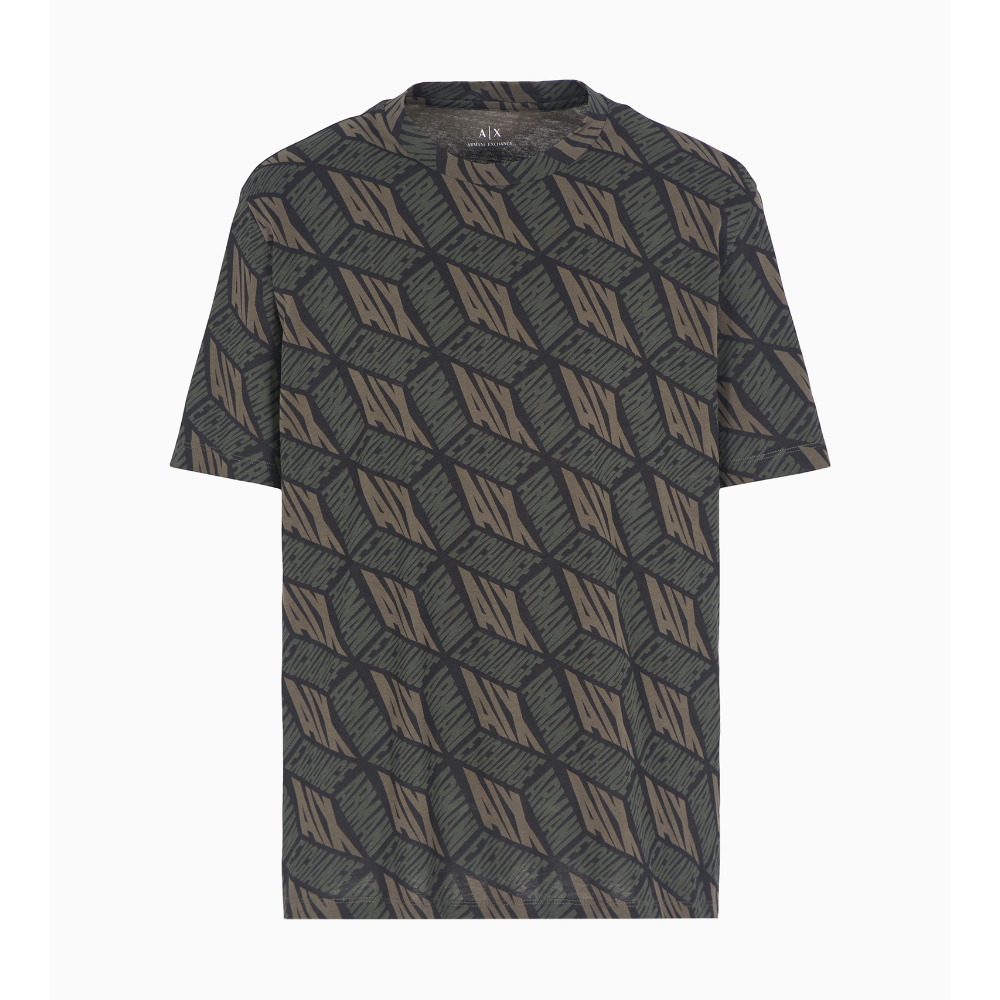 Armani Exchange REGULAR FIT T-SHIRT WITH 3D EFFECT PRINT ARMANI EXCHANGE