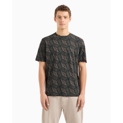 Armani Exchange REGULAR FIT T-SHIRT WITH 3D EFFECT PRINT ARMANI EXCHANGE