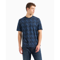 Armani Exchange REGULAR FIT T-SHIRT WITH 3D EFFECT PRINT ARMANI EXCHANGE
