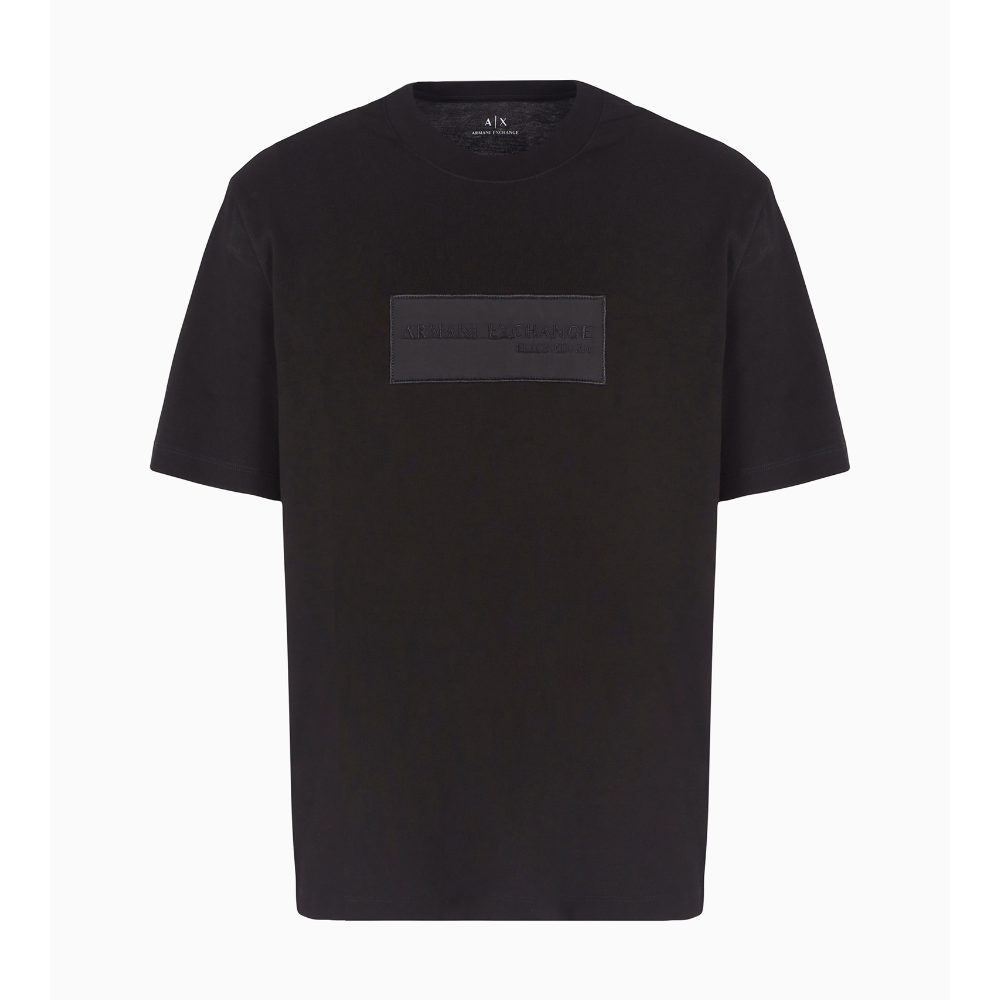 Armani Exchange RELAXED FIT T-SHIRT WITH LOGO APPLICATION ARMANI EXCHANGE