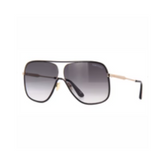 Tom Ford Sunglasses Brady Black Gold Grey Oversized Square