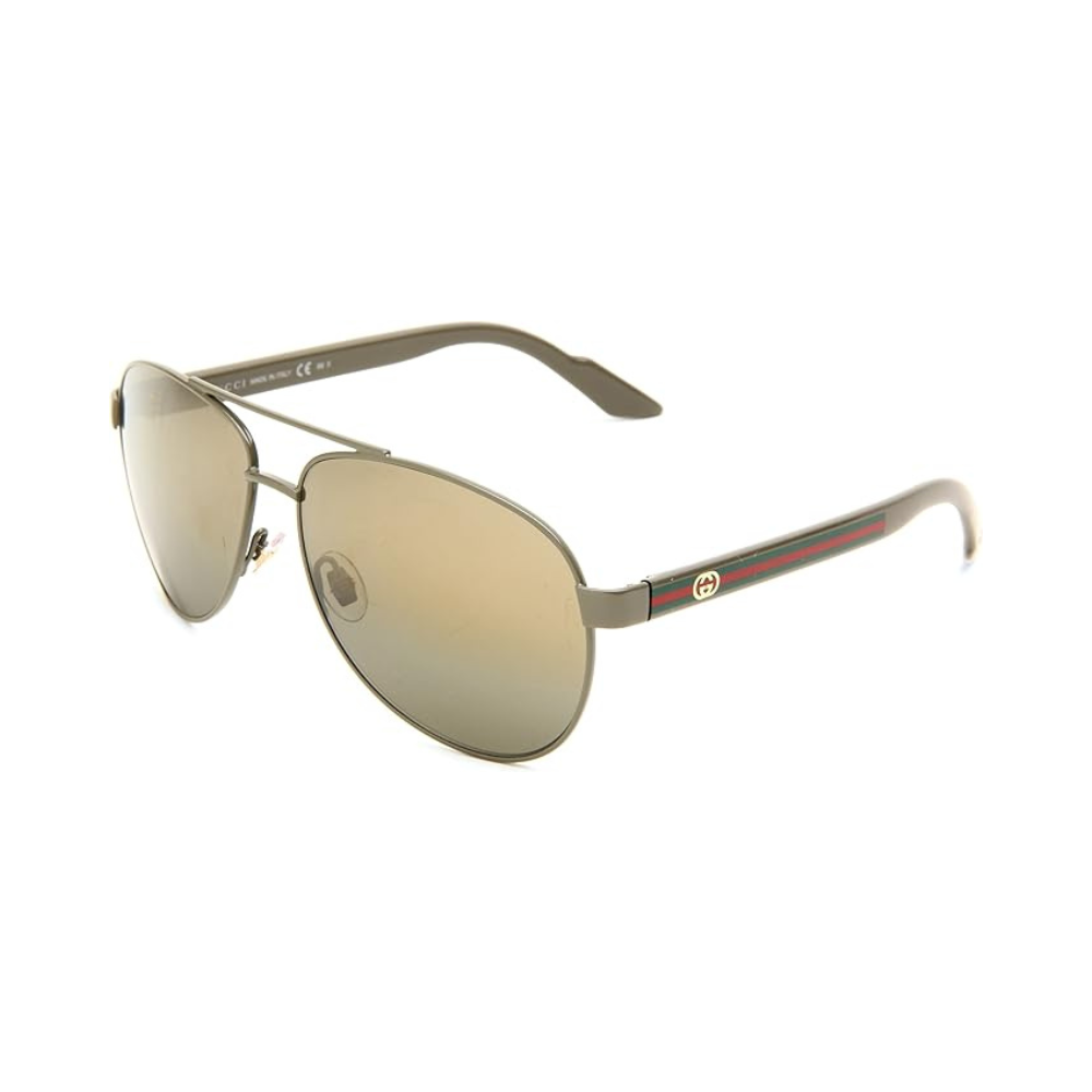 Gucci Green Palm Aviator Unisex Sunglasses Gucci