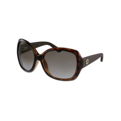 Gucci Tortoise Shell Frame Oversize Sunglasses