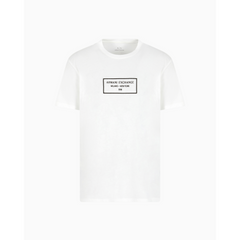 Armani Exchange Regular fit Milan New York T-Shirt Off-White ARMANI EXCHANGE