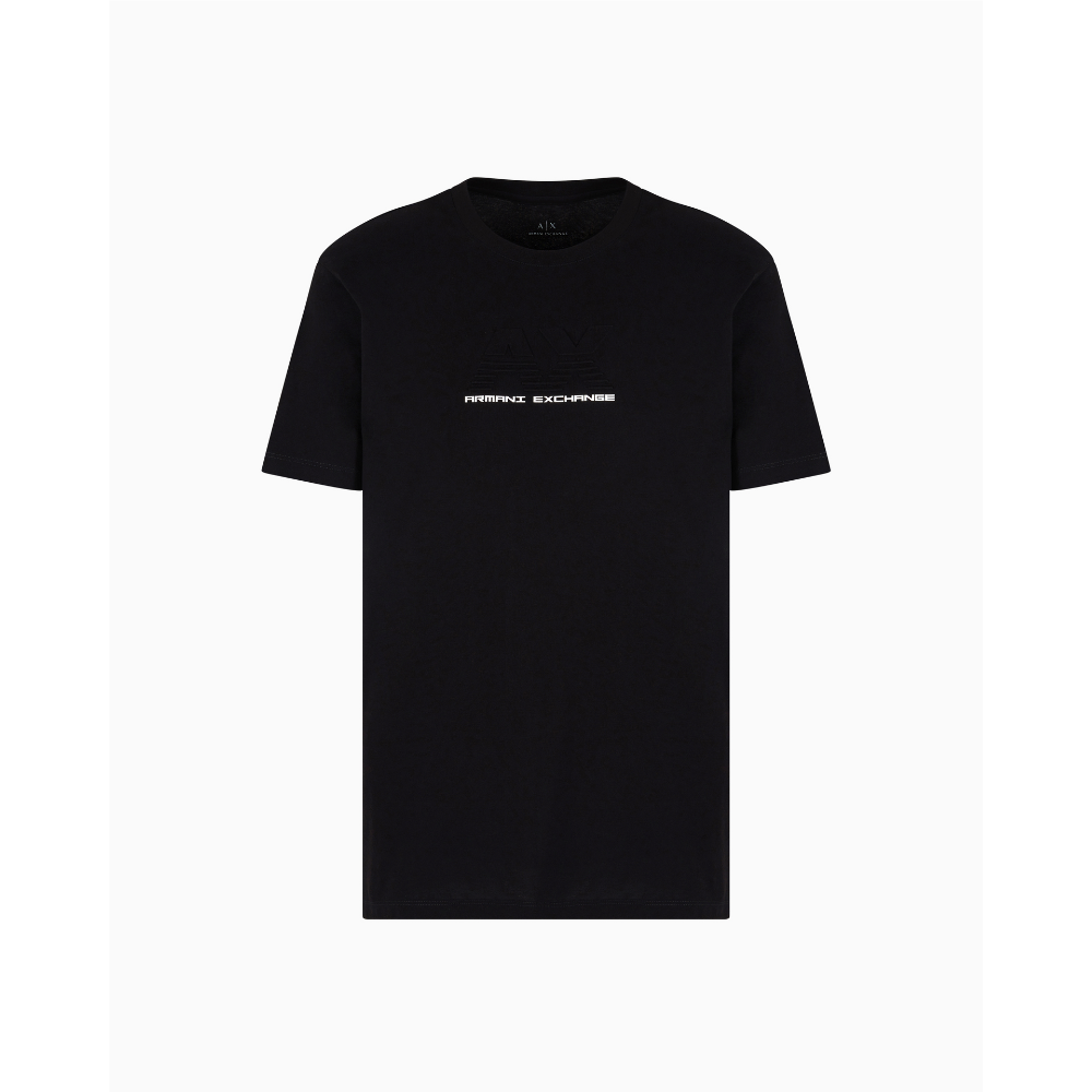 Armani Exchange Regular fit T-shirt with embossed logo ARMANI EXCHANGE