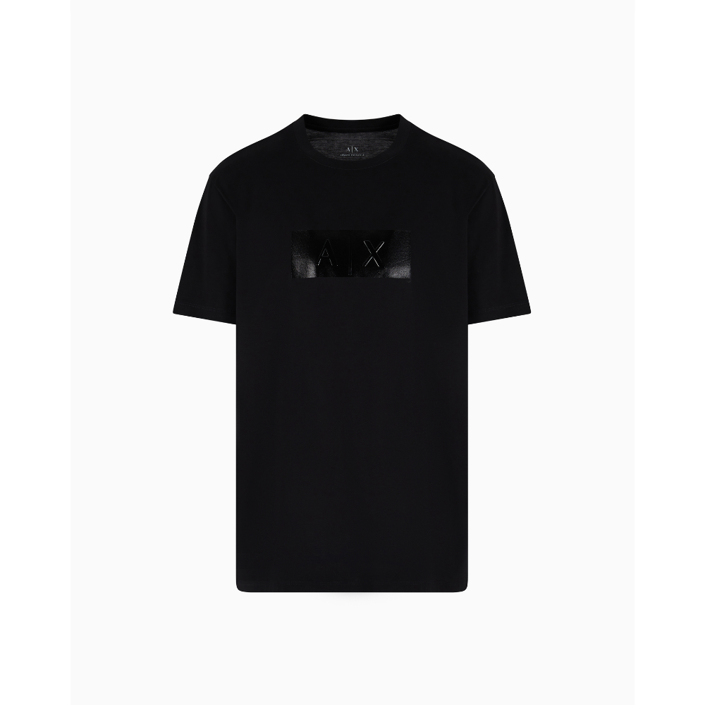 Armani Exchange Regular fit t-shirt with vinyl logo print ARMANI EXCHANGE