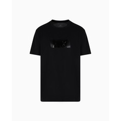 Armani Exchange Regular fit t-shirt with vinyl logo print ARMANI EXCHANGE