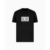 Armani Exchange Regular fit T-shirt with maxi logo ARMANI EXCHANGE