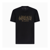 Armani Exchange Regular fit T-shirt with blurred logo effect ARMANI EXCHANGE
