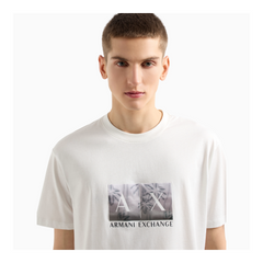 Armani Exchange Regular fit T-shirt with maxi logo