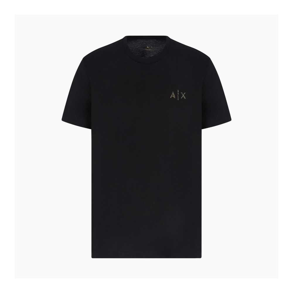 Armani Exchange Regular fit T-shirt with blurred logo effect ARMANI EXCHANGE