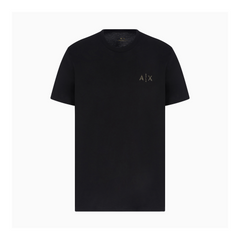 Armani Exchange Regular fit T-shirt with blurred logo effect ARMANI EXCHANGE