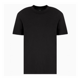ARMANI EXCHANGE Black cotton T-shirt