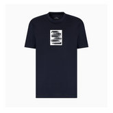 Armani Exchange Regular fit T-shirt with abstract logo ARMANI EXCHANGE