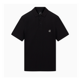 Armani Exchange Regular fit cotton polo with logo Black