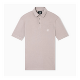 Armani Exchange Regular fit cotton polo with logo DriftWood